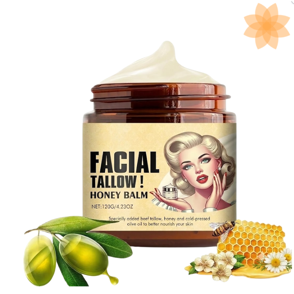 Crema Facial Tallow Honey Balm BEEVENOM 120 g